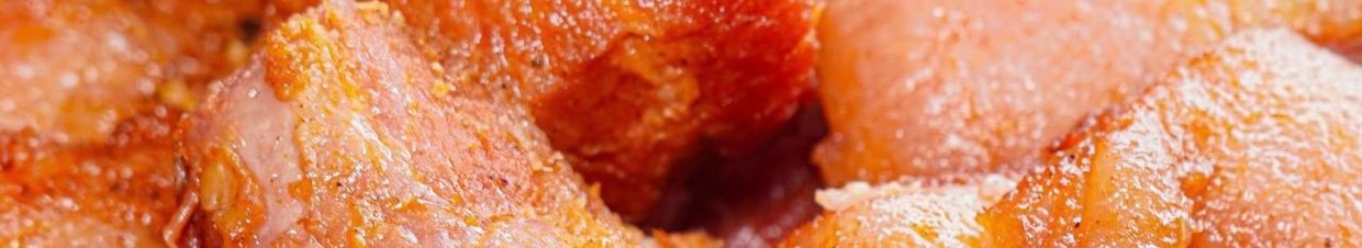 Chicharrón de panzada recién hecho